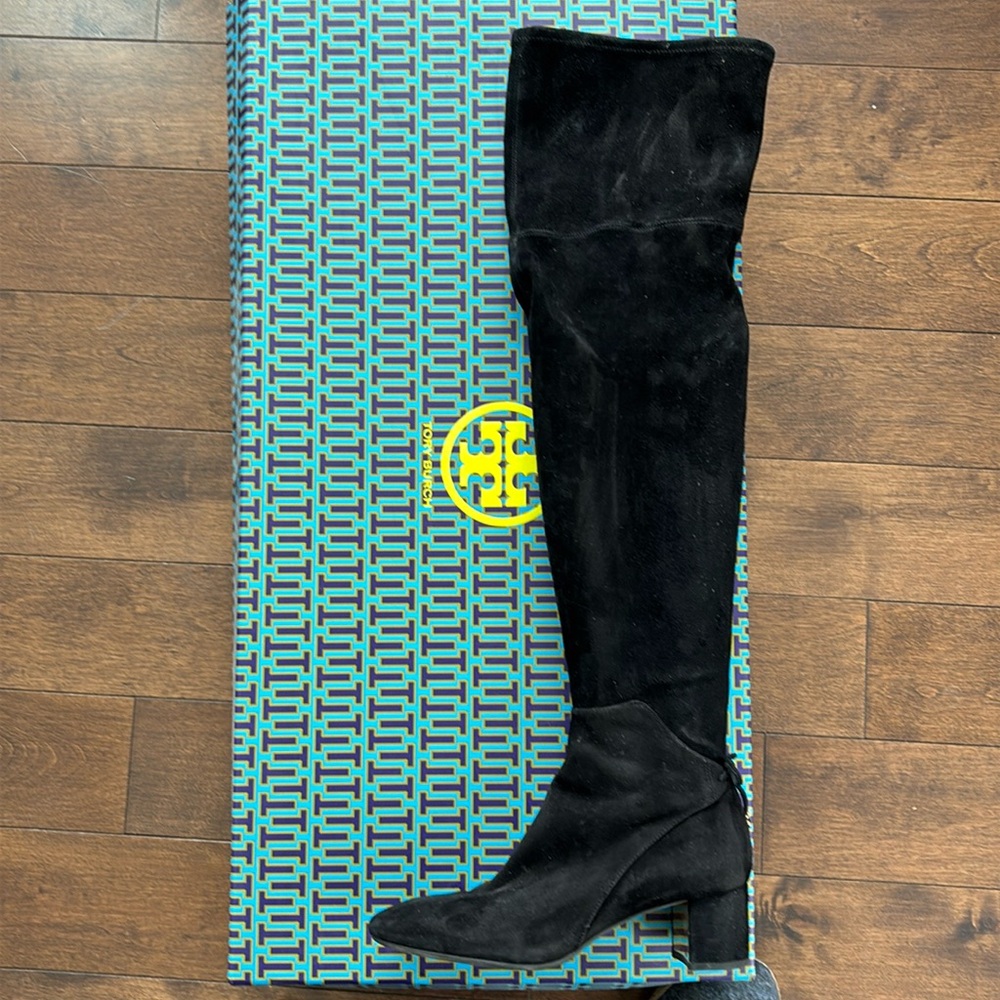 New Tory Burch over-the-knee Laila boots size 8